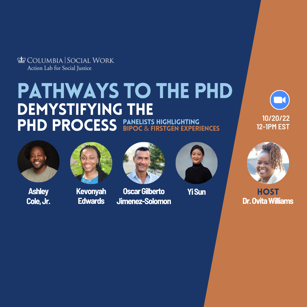 THE ACTION LAB x PATHWAYS TO THE PHD