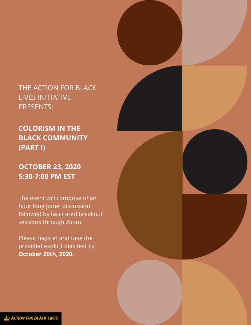 Colorism in the Black Community | Part I Flyer